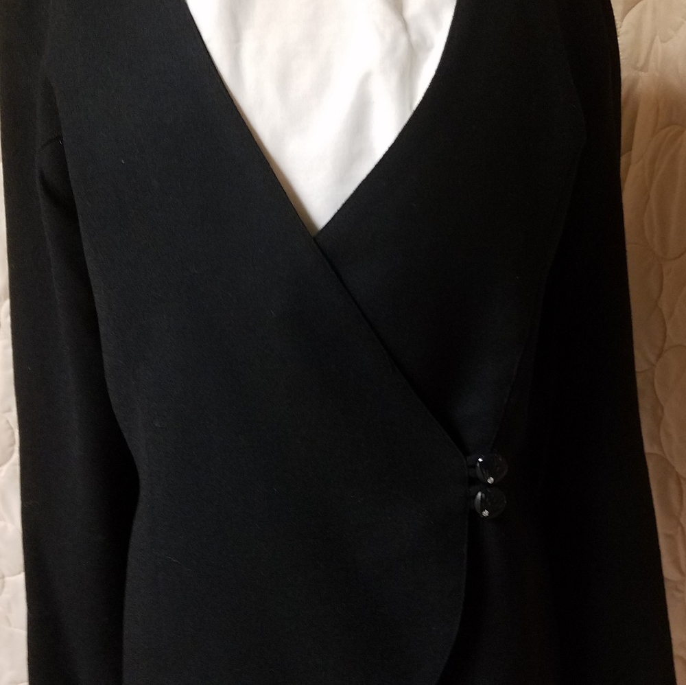 Gianni black wool blazer